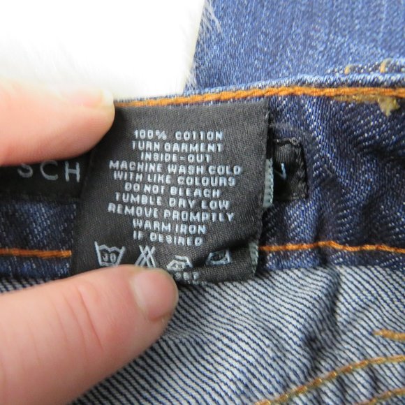 NWT - Women's Dark Wash Straight Leg Jeans - Picture 3 of 5